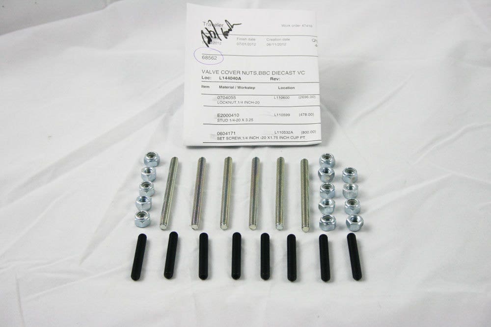 Moroso 68562 Valve Cover Hex Nut For Big Block Chevy   Valve Cover Hex Nut For
