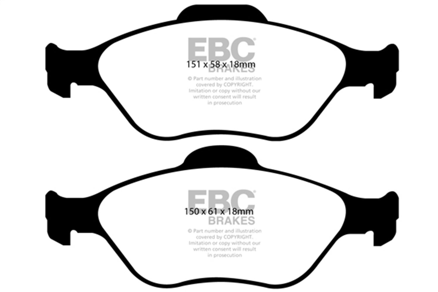 Ebc Brakes Dp2197/2 Greenstuff 2000 Series Sport Brake Pads   Greenstuff 2000