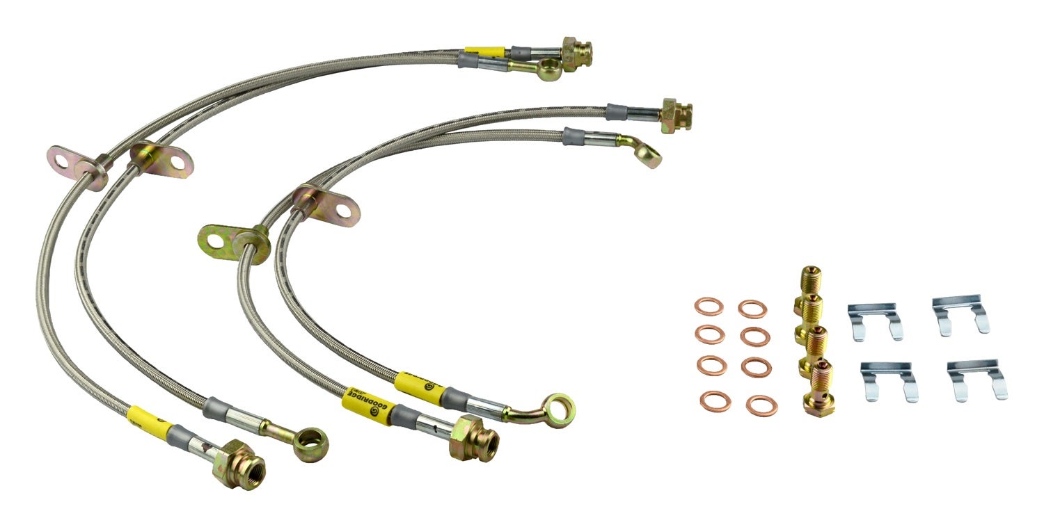 Goodridge Usa 12219 G-Stop Ss Braided Brake Line Kit Fits 10-15 Camaro  Usa