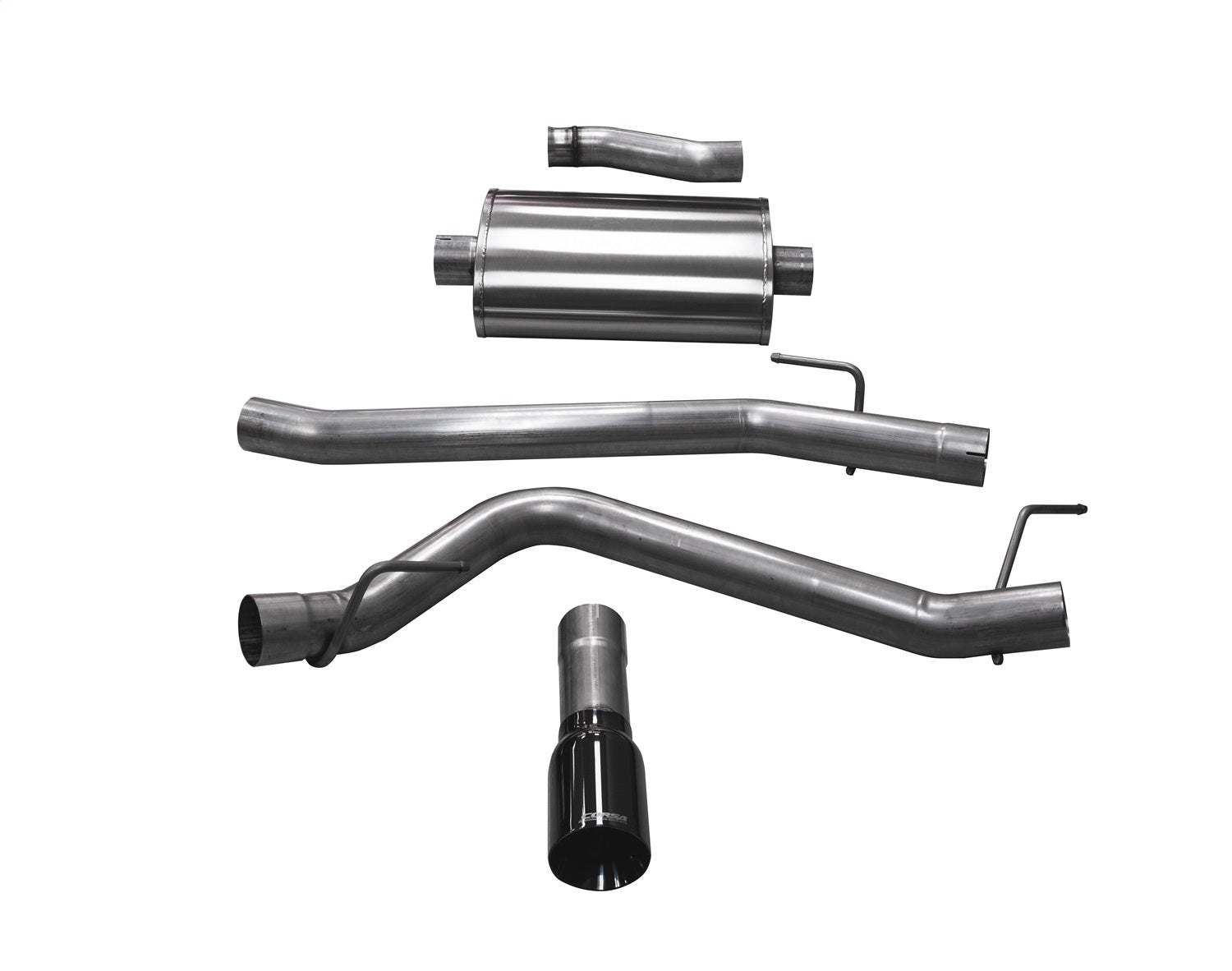 Corsa Performance 21060Blk Sport Cat-Back Exhaust System Fits 20-23 Gladiator