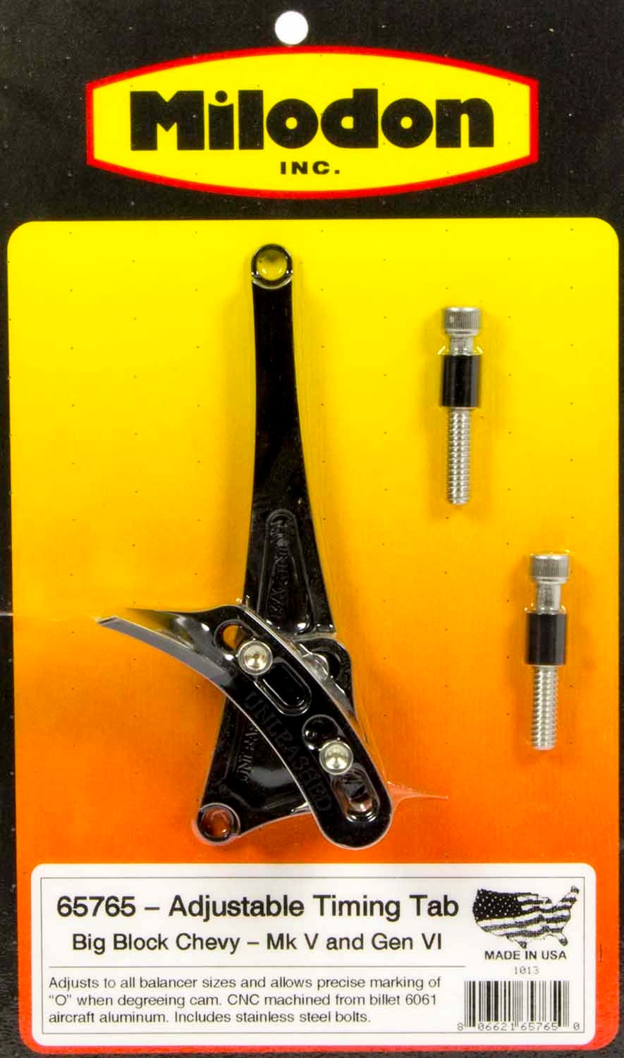 Bb Chevy Mk V/Gen Vi Adj  65763 Timing Tab; Compatibility - Big Block Chevrolet