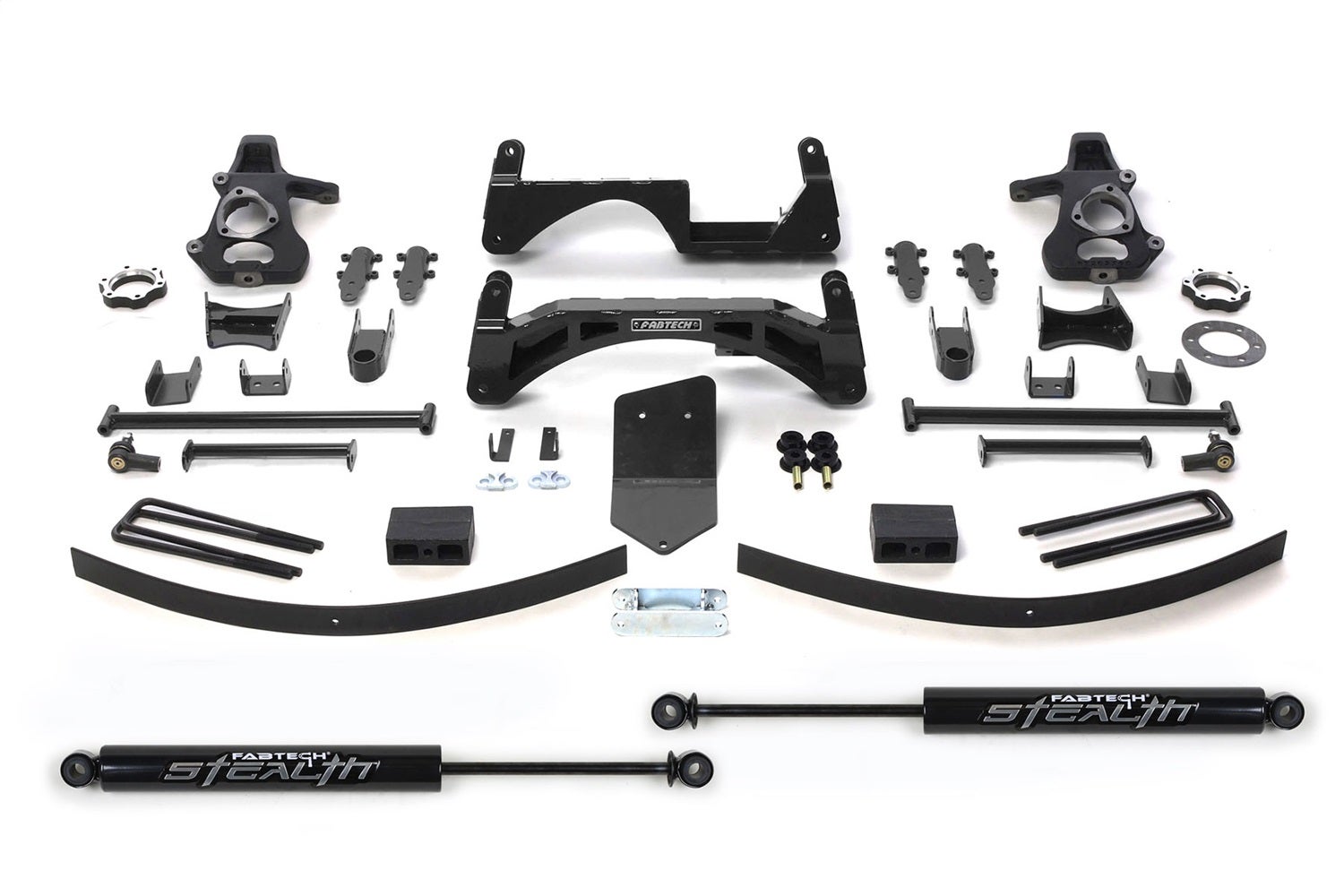 Fabtech K1024m Basic Lift System W/Shocks Fits 07-13 Sierra 1500 Silverado 1500