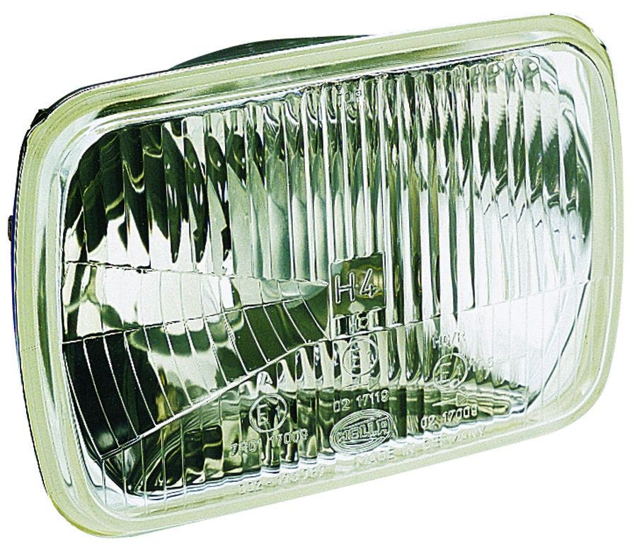 Hella 003427011 190 X 132Mm Series H4 Type Single High/Low Beam Headlamp   190 X