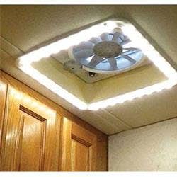 Heng's Hg-Lr-W-Cw-Aft Led Vent Trim Kit, White Lens Ring Diffuser - Cool White