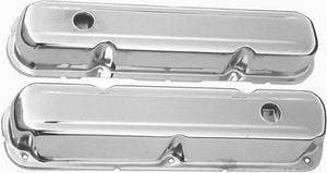 Chrome Steel Valve Cover Chrysler 318-360 Short Chrome Steel Valve Cover