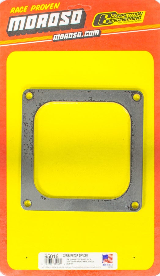 Moroso 65016 Carburetor Spacer   Carburetor Spacer