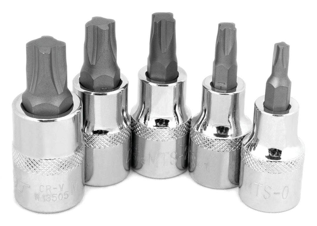 Performance Tool W13500 Mortorq Bit Socket Set, 5Pc,   Mortorq Bit Socket Set,