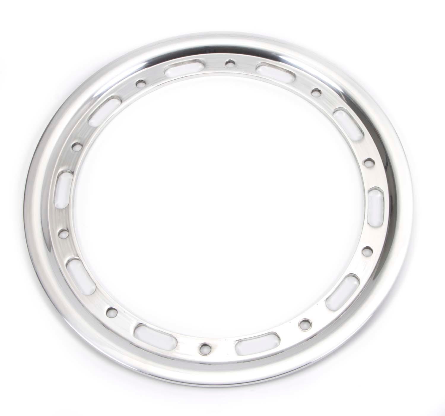 Weld Racing P650-5202 Bead Lock Ring, Slotted, Aluminum, Polished, 10 In Wheels,