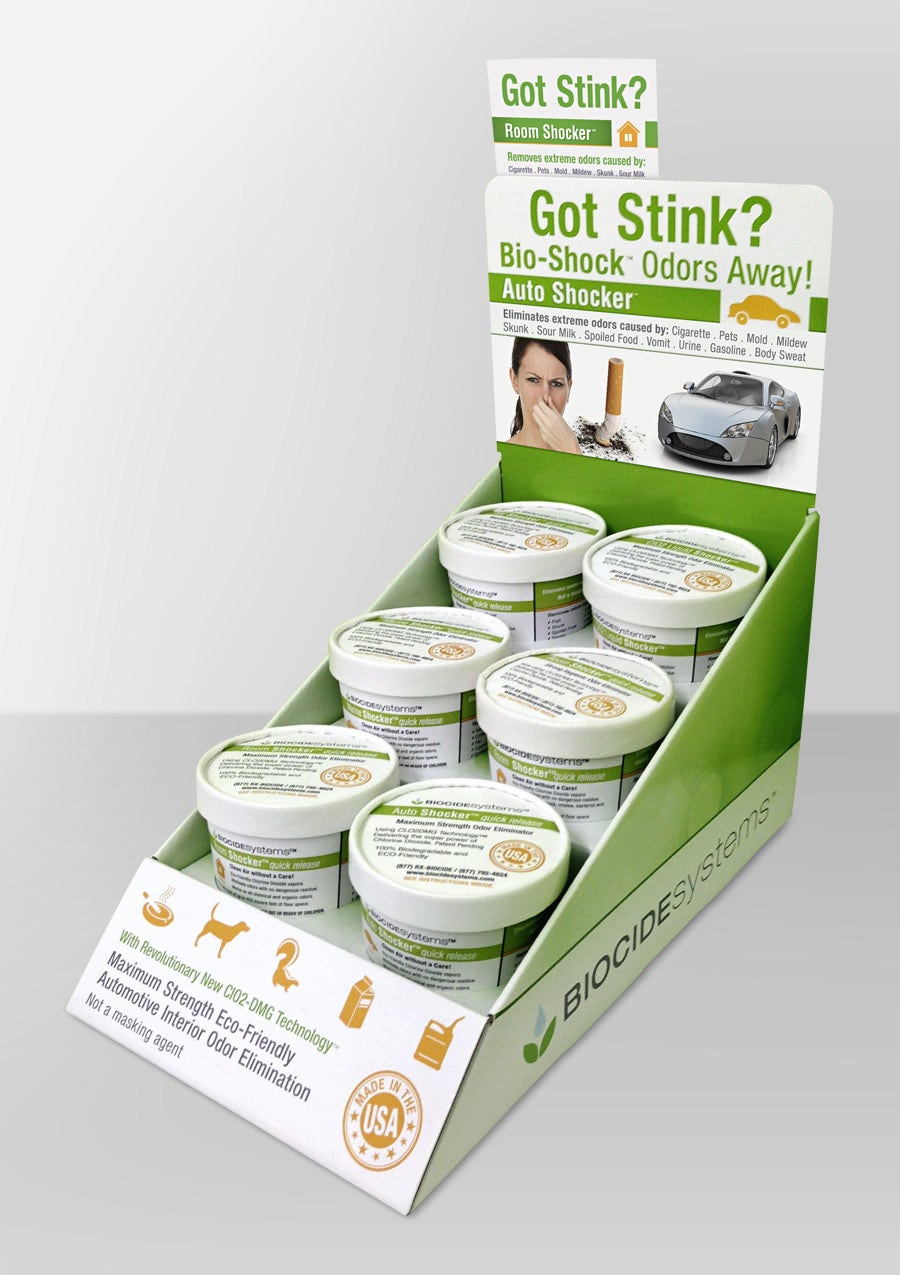 6 Pk Auto Odor Elim Displ 6 Pk Auto Odor Elim Displ