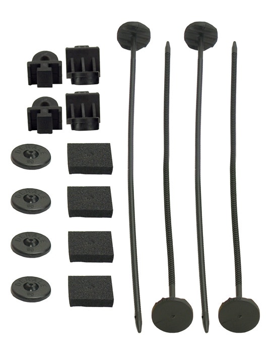 Derale 16744 Electric Fan Mounting Kit   Cooling Fan Mounting Kit; Fan Quantity