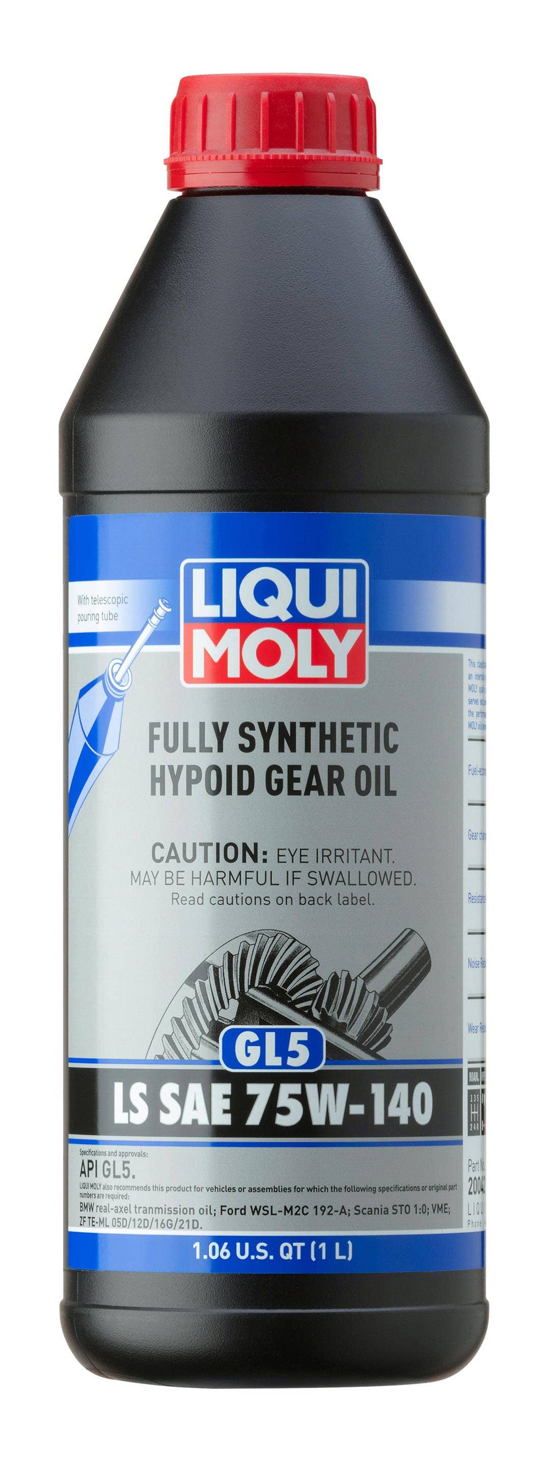 Full Sn Hp Gear Oil Gl5 Ls 75W140 Full Sn Hp Gear Oil Gl5 Ls 75W140