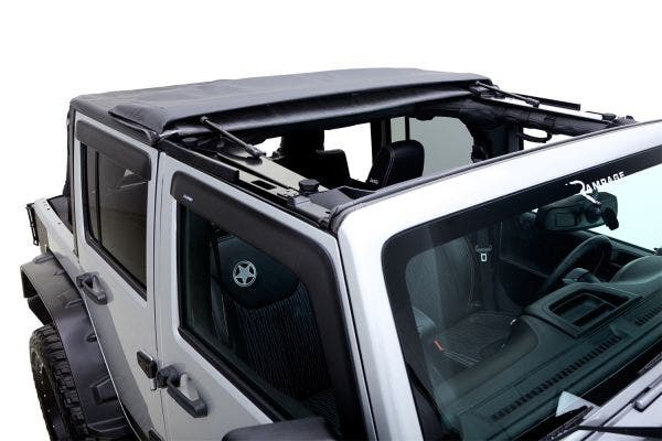 Rampage 139835 Trailview Frameless Soft Top Fits 07-18 Wrangler (Jk)  Trailview