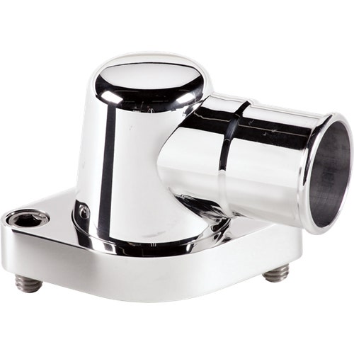 Thermostat Housing Sb/Bb Chevy (0 Degree) Polished Thermostat Housing Sb/Bb