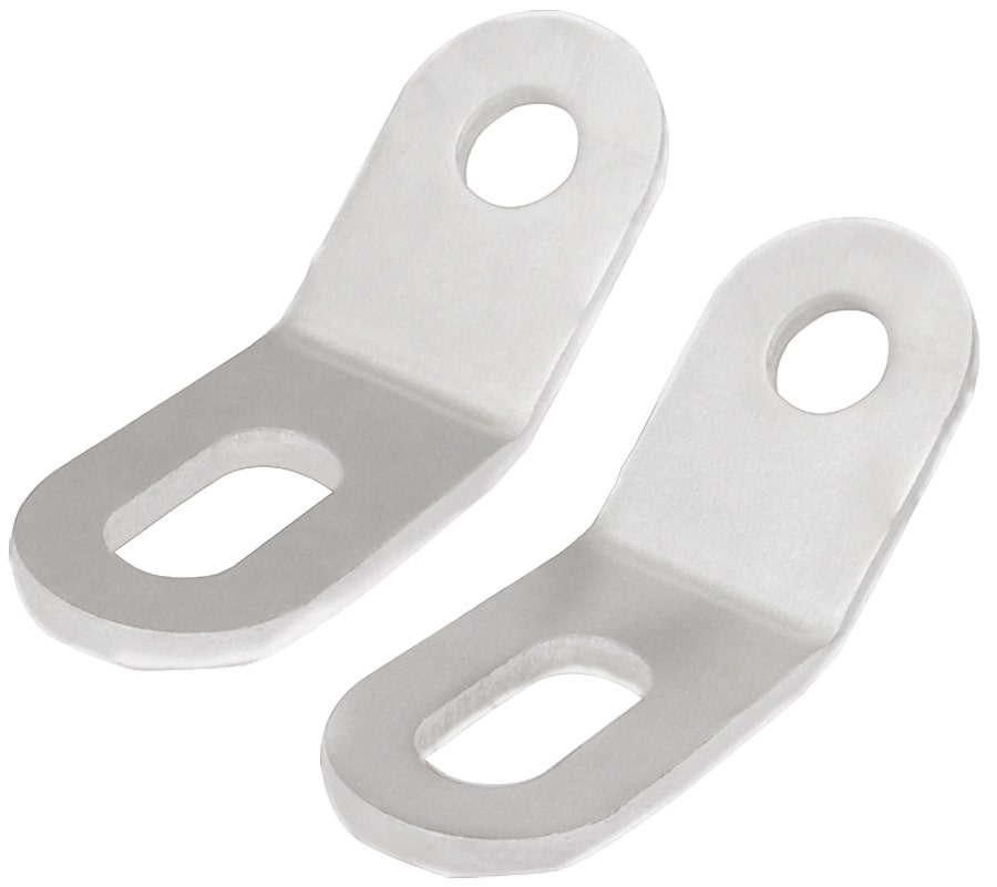 Tie Down Hooks  45 Deg.   Tie Down Anchor  Finish - Zinc Plated, Color - Silver,