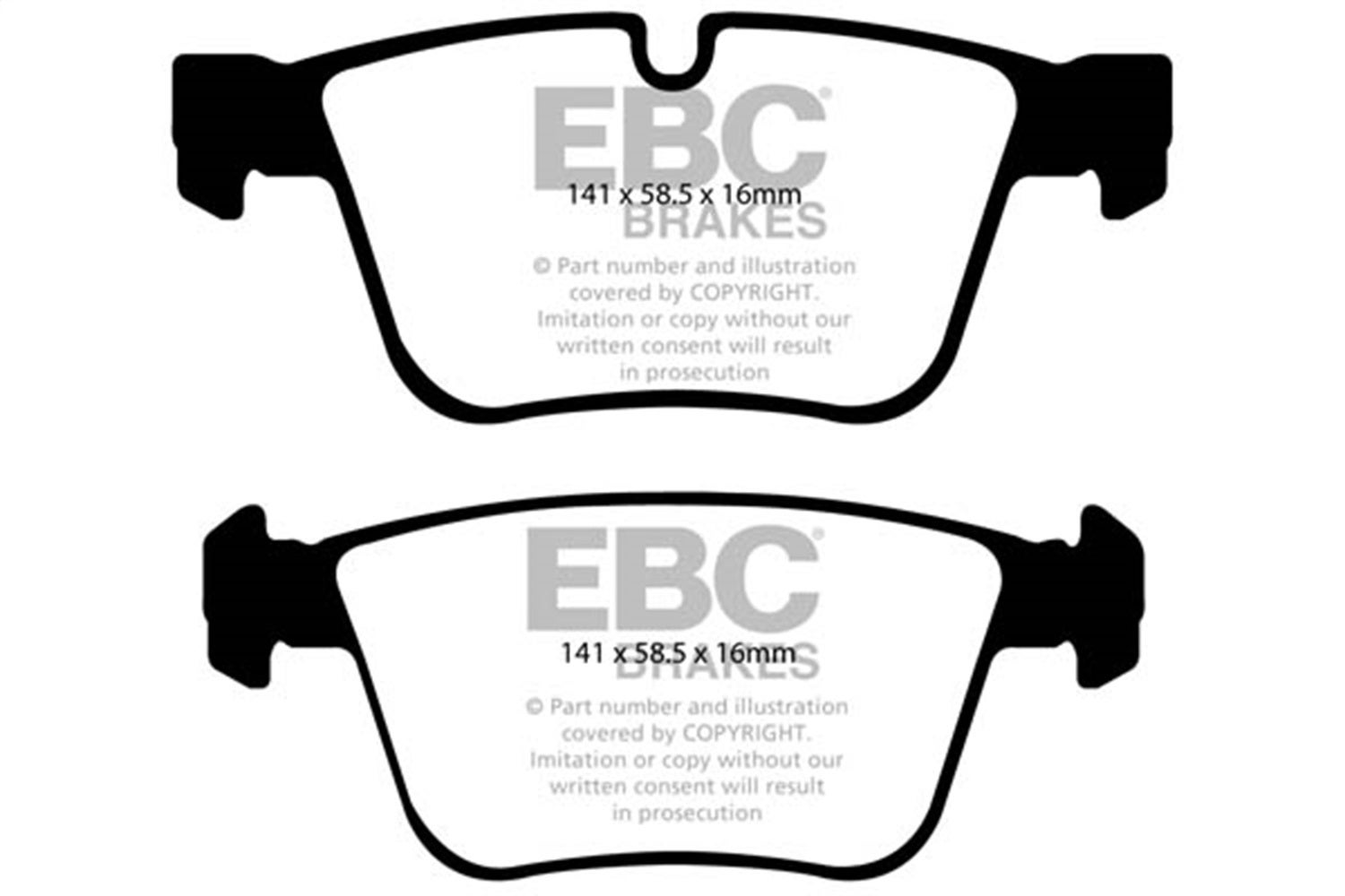 Ebc Brakes Dp31942c Redstuff Ceramic Low Dust Brake Pads   Redstuff Ceramic Low
