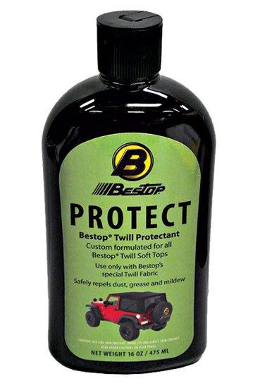 Bestop 1121700 16-Oz. Black & Color Twill Fabric Protectant   Soft Top Care Kit