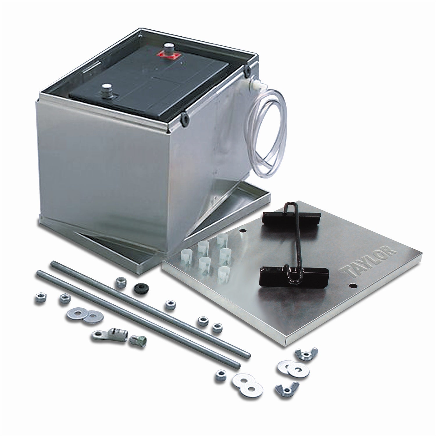 Taylor Cable 48100 Aluminum Battery Box   Battery Box; Height - 13-1/2 Inch,