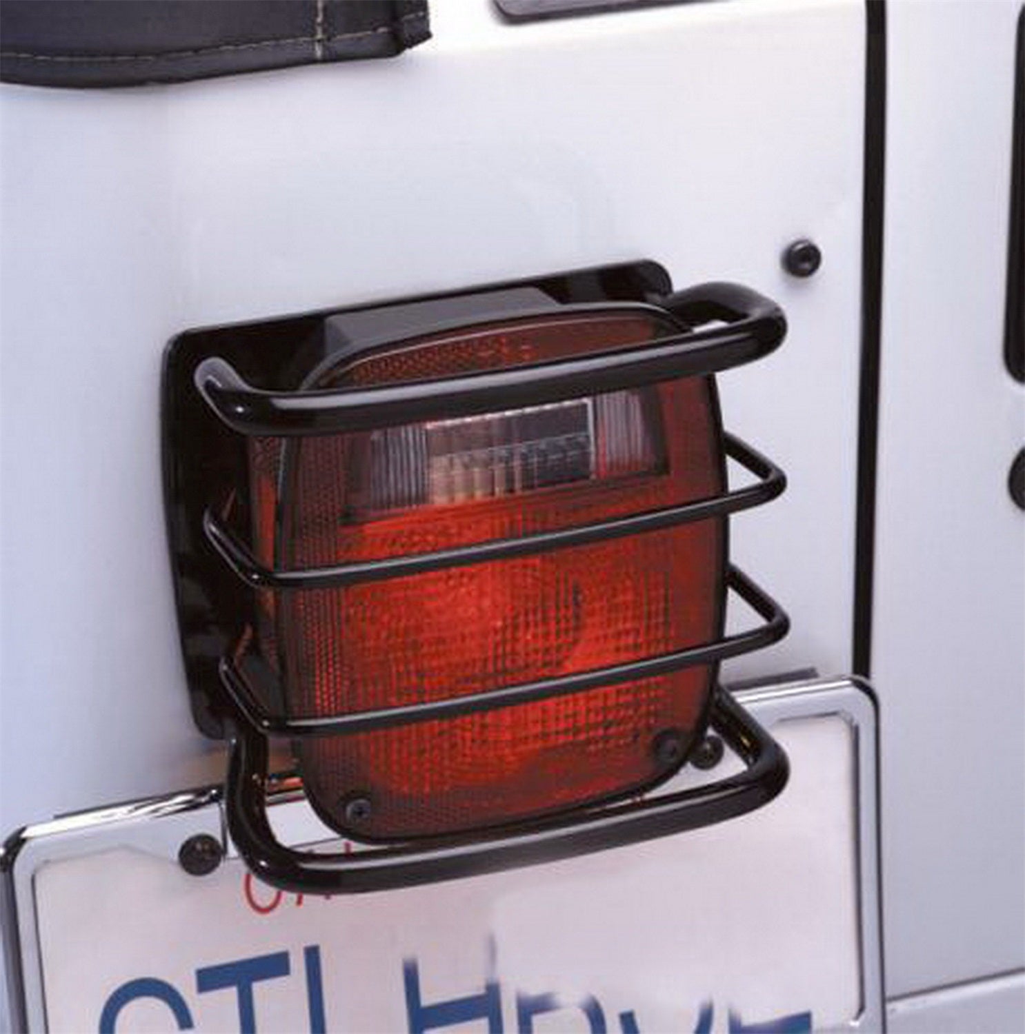 Rampage 8660 Euro Tail Light Guards Fits Cj5 Cj7 Wrangler (Tj) Wrangler (Yj)