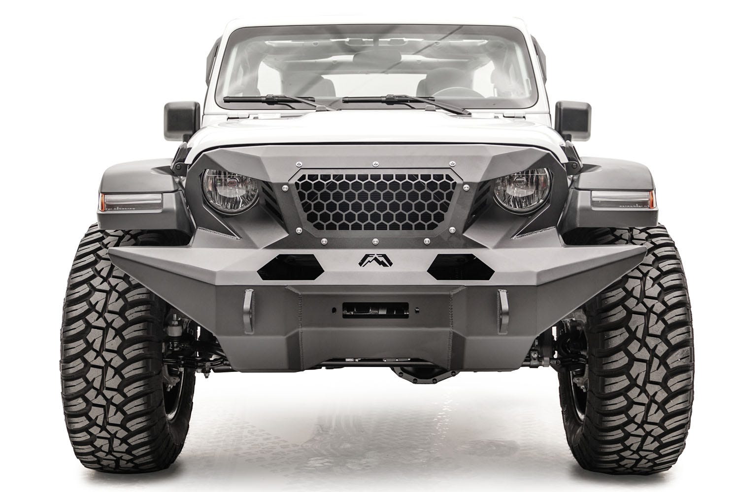 Fab Fours Gr4610-1 Full Width Grumper Fits 18-21 Wrangler (Jl)   Full Width