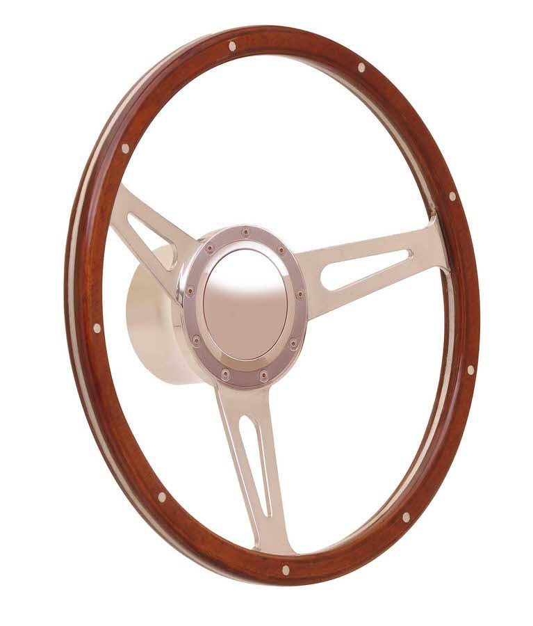 Gt Performance 38-4247 Cobra Wood Steering Wheel   Cobra Wood Steering Wheel