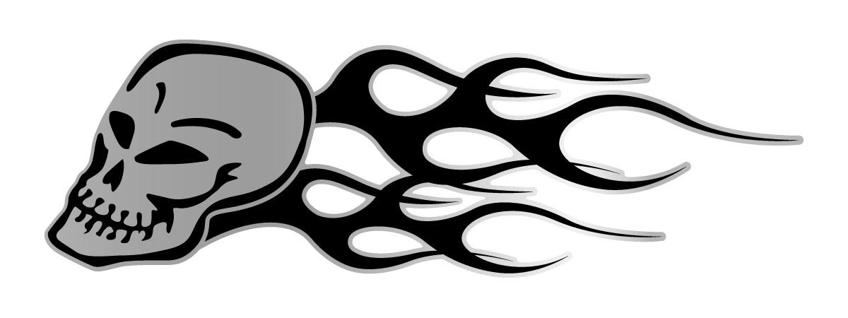 Steel Effects Skull C/B  T1246 Pinstripe Tape; Style - Single Solid Stripe, Tape