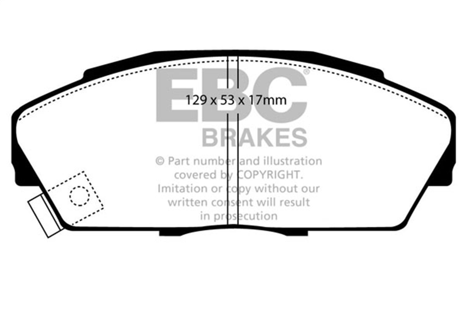 Ebc Brakes Dp4719/2R Yellowstuff Street And Track Brake Pads   Yellowstuff