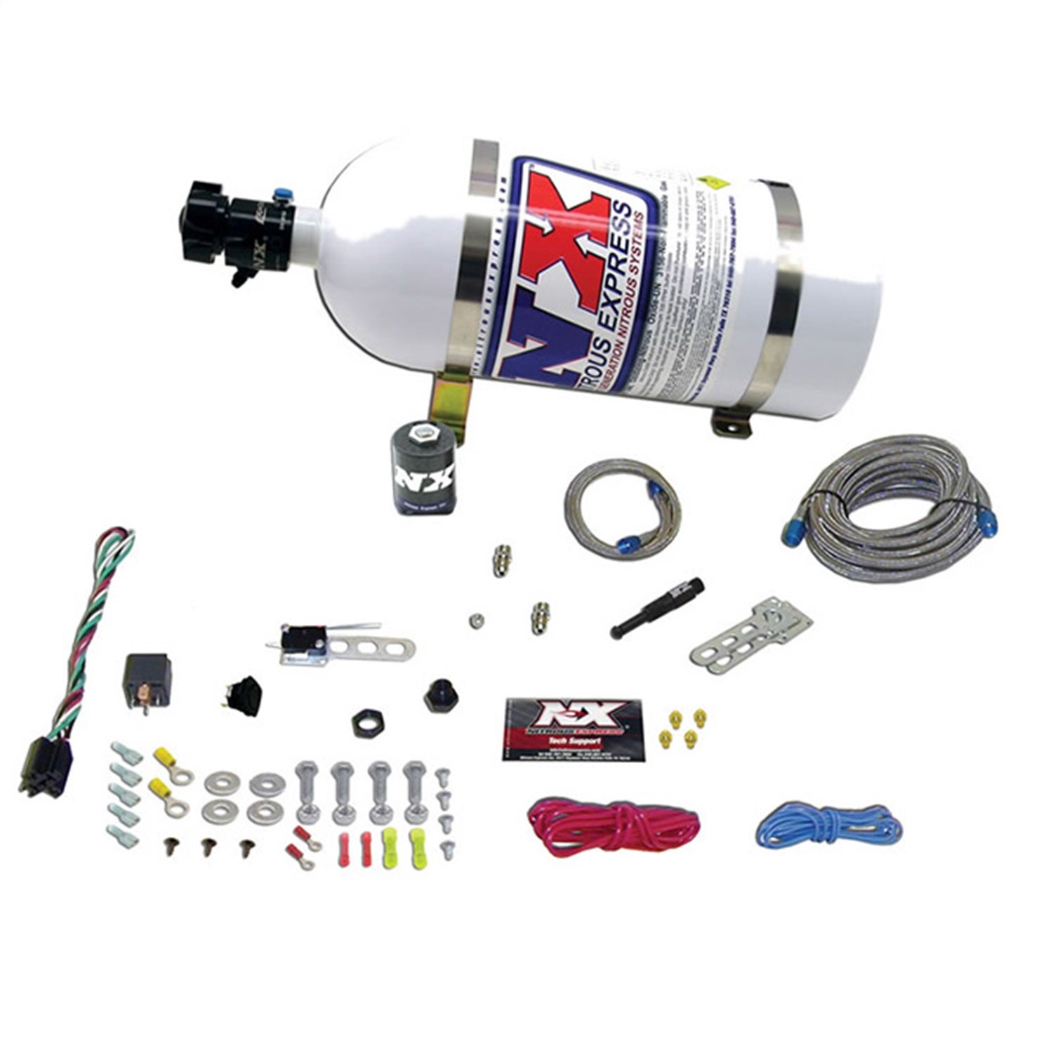 Nitrous Express 21000-15 Efi Dry Single Nozzle Nitrous System   Efi Dry Single