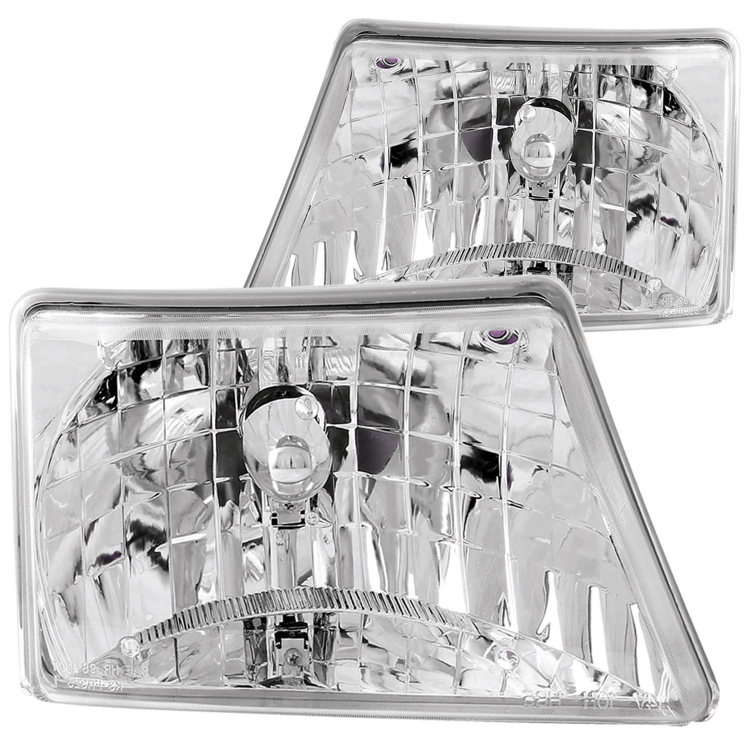 Anzo Usa 111037 Crystal Headlight Set Fits 98-00 Ranger   Crystal Headlight Set