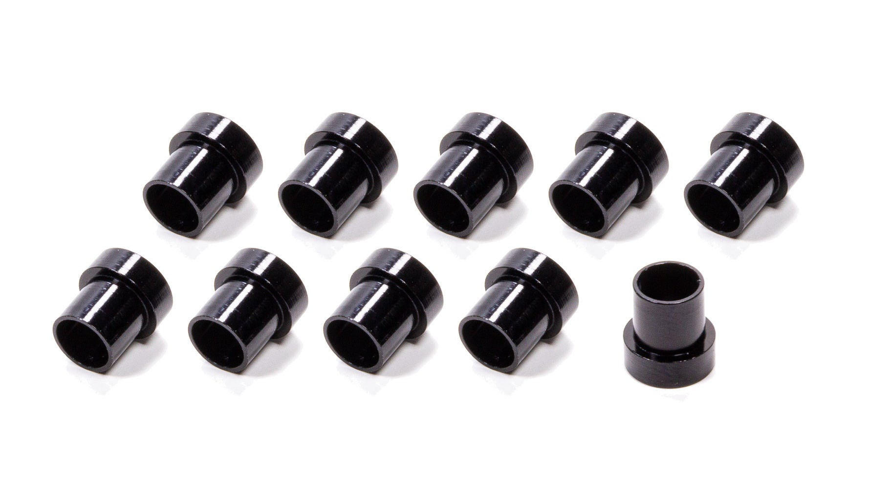 Fragola Fitting, Tube Sleeve, 3 An, 3/16 In Tube, Aluminum, Black Anodize, Set