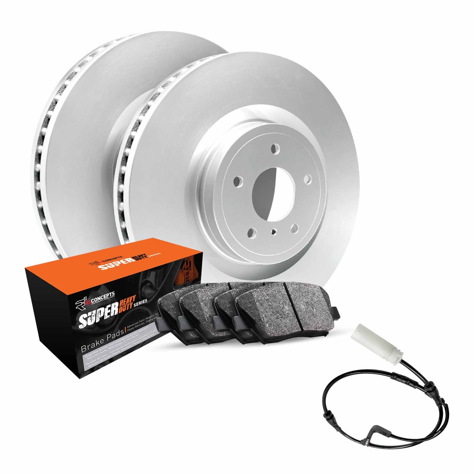 R1 Concepts Wdxc1-40002 R1 Concepts Brake Rotor- Carbon Coated With Sup Dty Pads