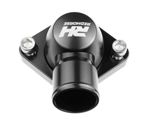 Redhorse Performance 4910-350-24-2 Aluminum Water Neck (Black), 1 Pack