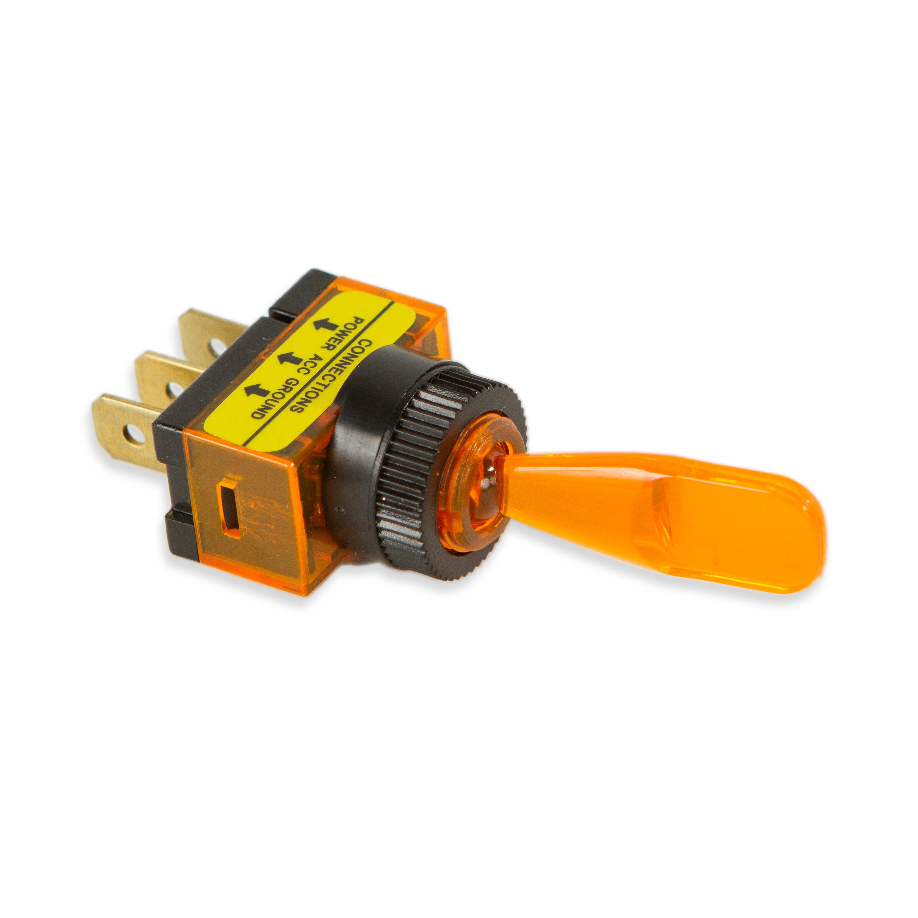 Battery Doctor 20502 Illuminated Toggle Switch (Amber), 1 Pack   Multi Purpose