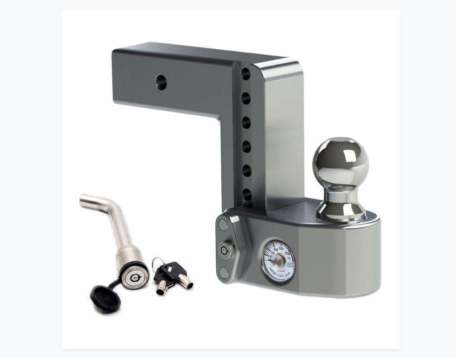 Weigh Safe Ws6-2.5-Ka 6" Drop Hitch, 2.5" Receiver 18,500 Lbs Gtw - Adjustable