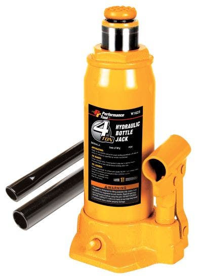 Performance Tool W1623 4-Ton (8,000 Lbs.) Heavy Duty Hydraulic Bottle Jack Jack