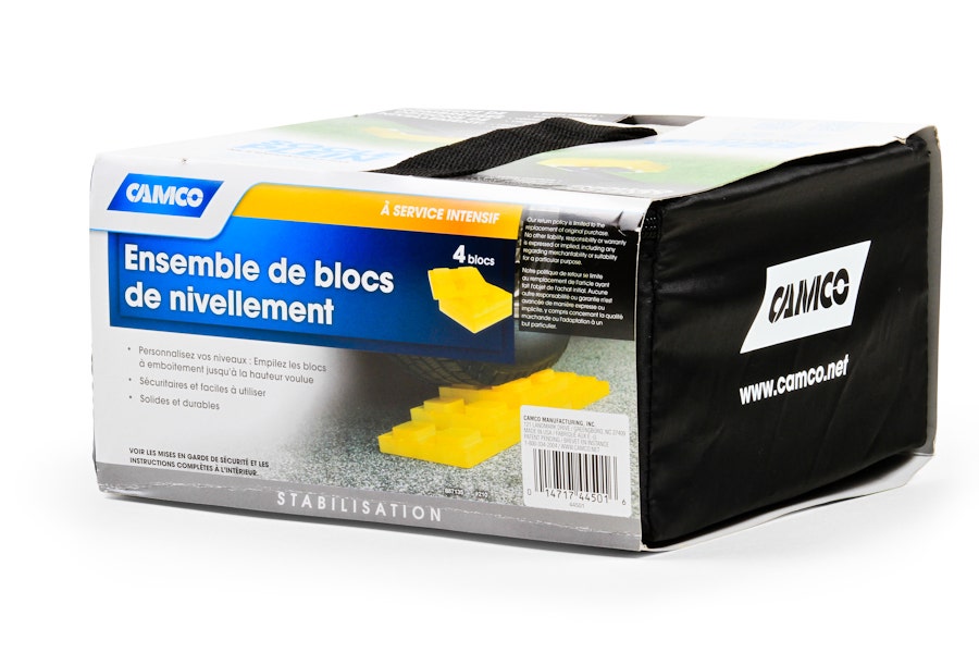 Camco 44501 Leveling Blocks - 4 Pack   Leveling Block  Used For - Level Rv While