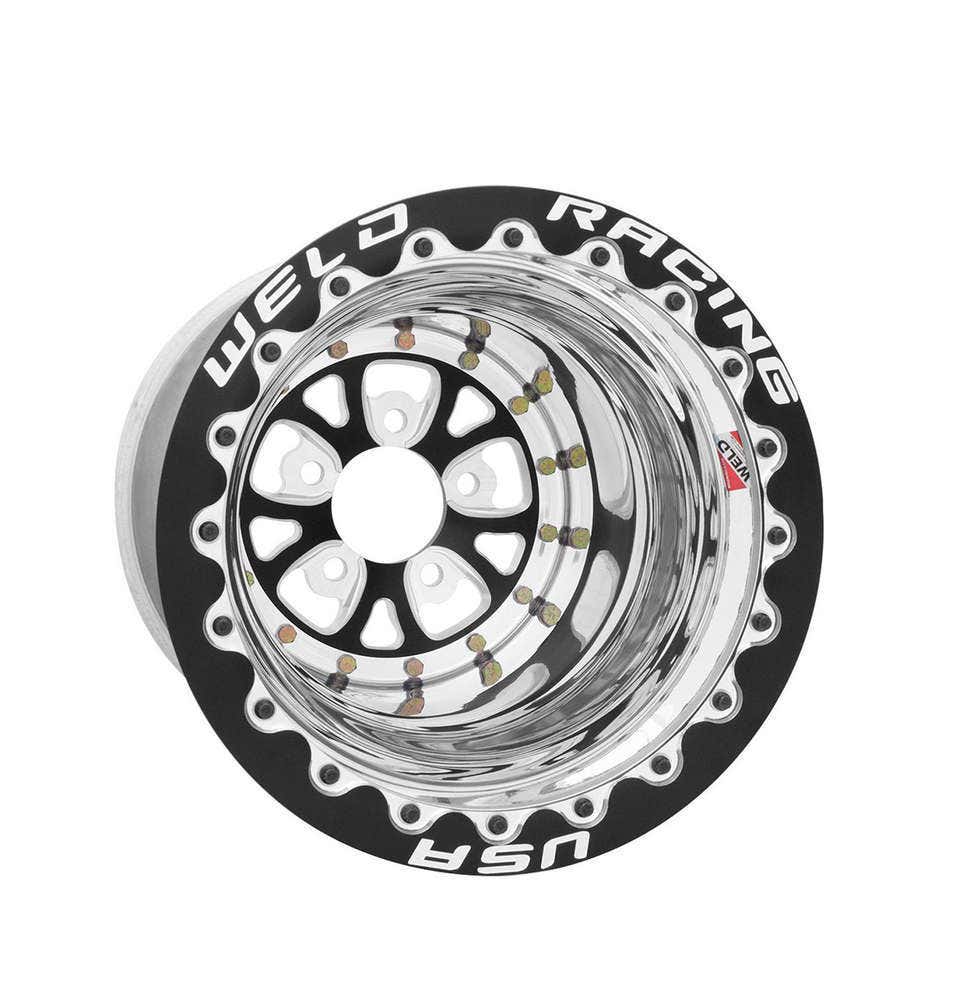 Weld Racing 84B-514280Cb Wheel, V-Series, 15 X 14 In, 5.000 In Backspace, 5 X