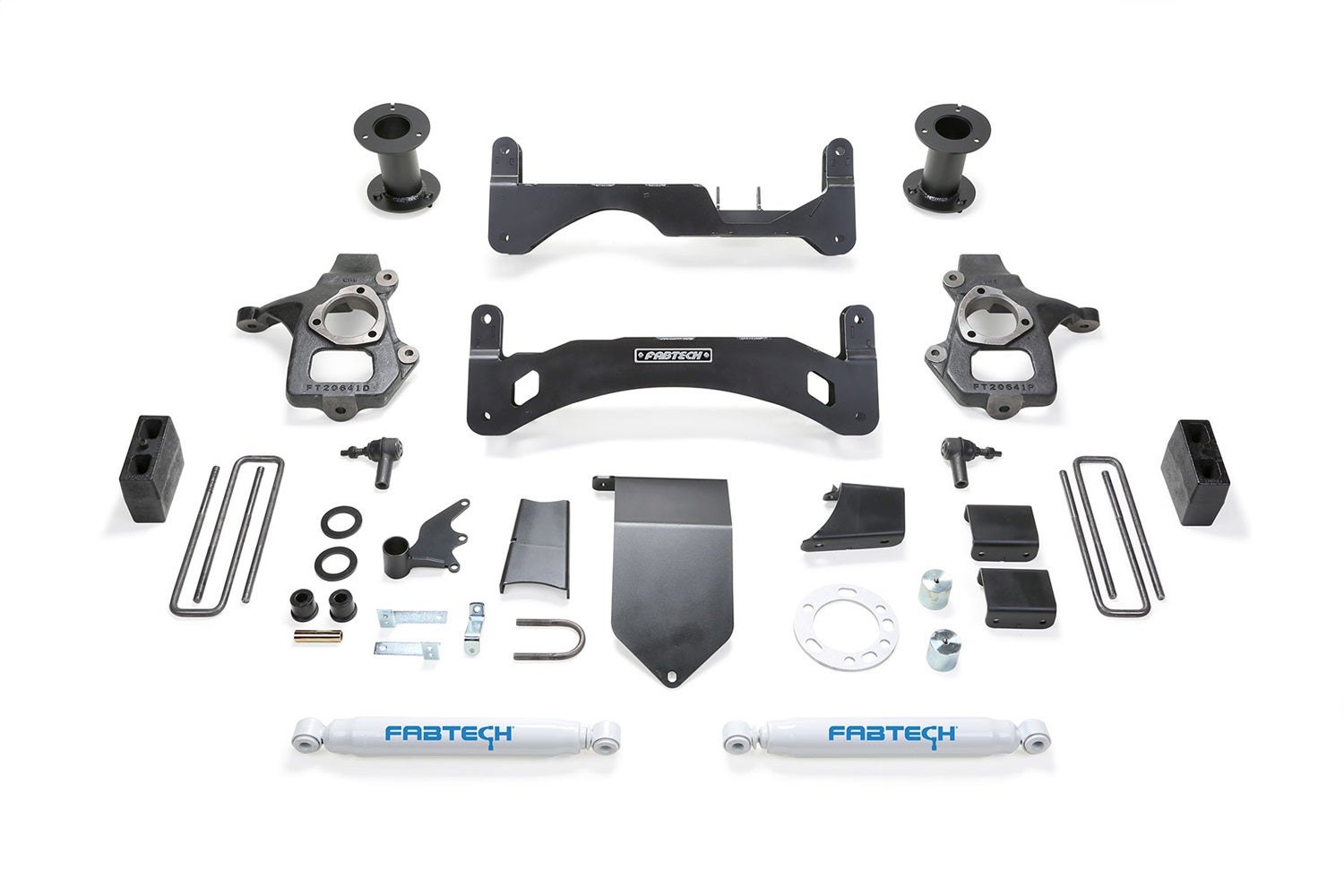 Fabtech K1083 Basic Lift System W/Shocks Fits 14-18 Sierra 1500 Silverado 1500
