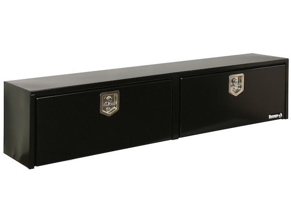 Buyers Products Black Steel Topsider Truck Box W/ T-Handle Latch (16X13x72 Inch)