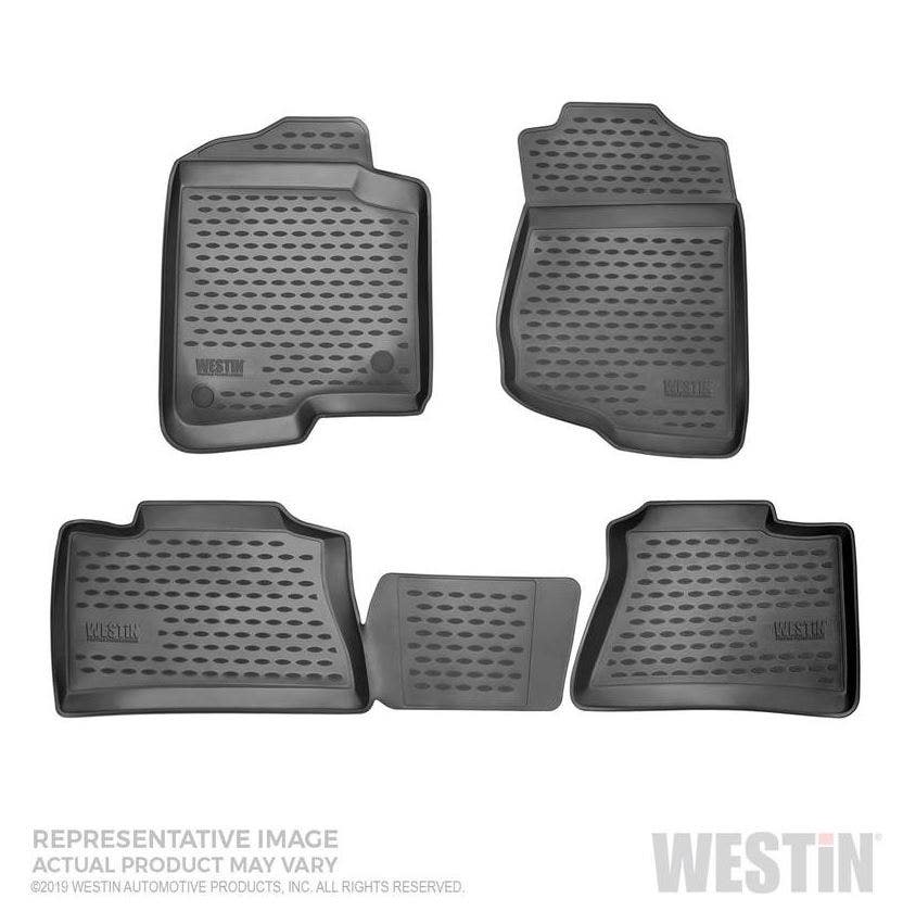 Westin 74-30-51023 Black Profile Floor Liners Front & 2Nd Row Rogue 2014-2020