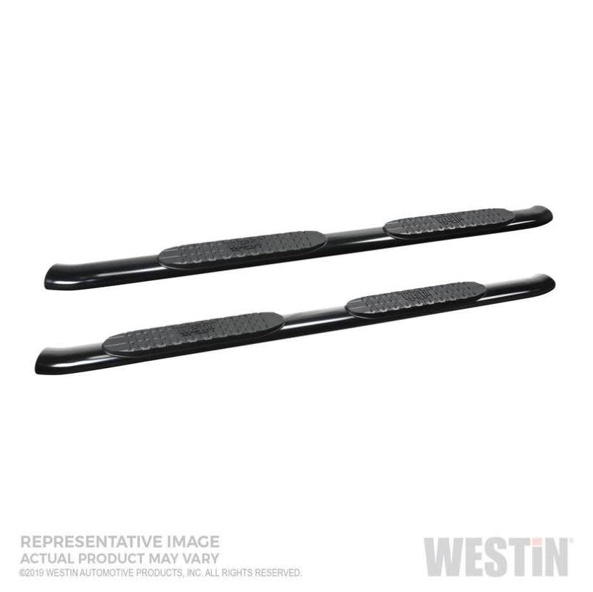Westin Pro Traxx 4 Oval Nerf Step Bars   2019-2021 Silverado/Sierra 1500 Double