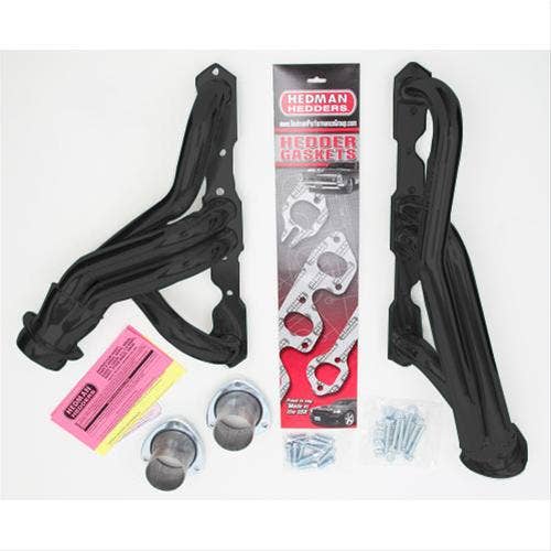 Sbc 67-87 2Wd P/U   Exhaust Header; Style - Mid-Length, Exit Location - Chassis