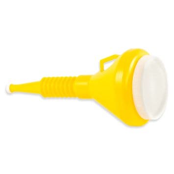 Wirthco 32135 Funnel King Yellow Double Capped Funnel - 1-1/2 Quart Capacity