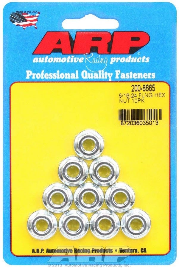 Arp 200-8665 5/16"-24 Hex Nut - 10 Piece Arp  5/16 -24 Hex Nut - 10 Piece