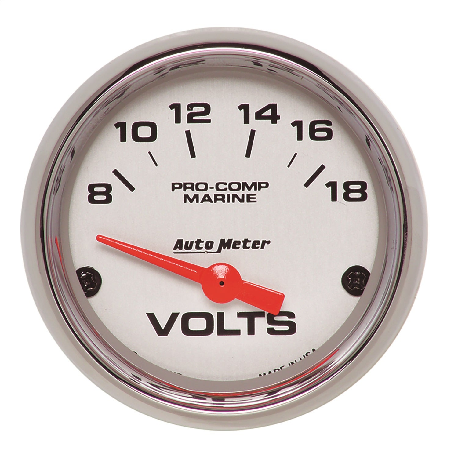 Autometer 200756-35 Marine Electric Voltmeter Gauge   Marine Electric Voltmeter