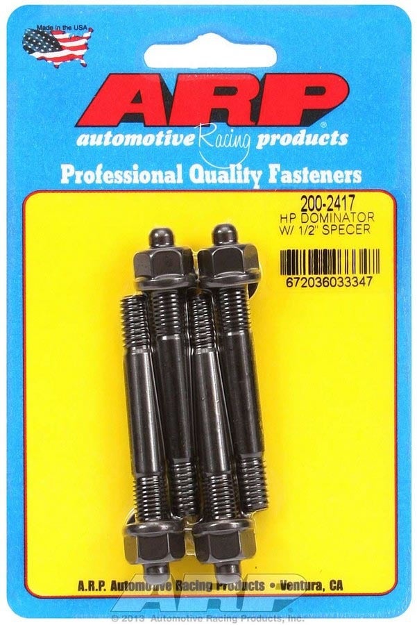 Arp 200-2417 Black Oxide 5/16" Thread 2.700" Oal Carburetor Stud With 1/2"
