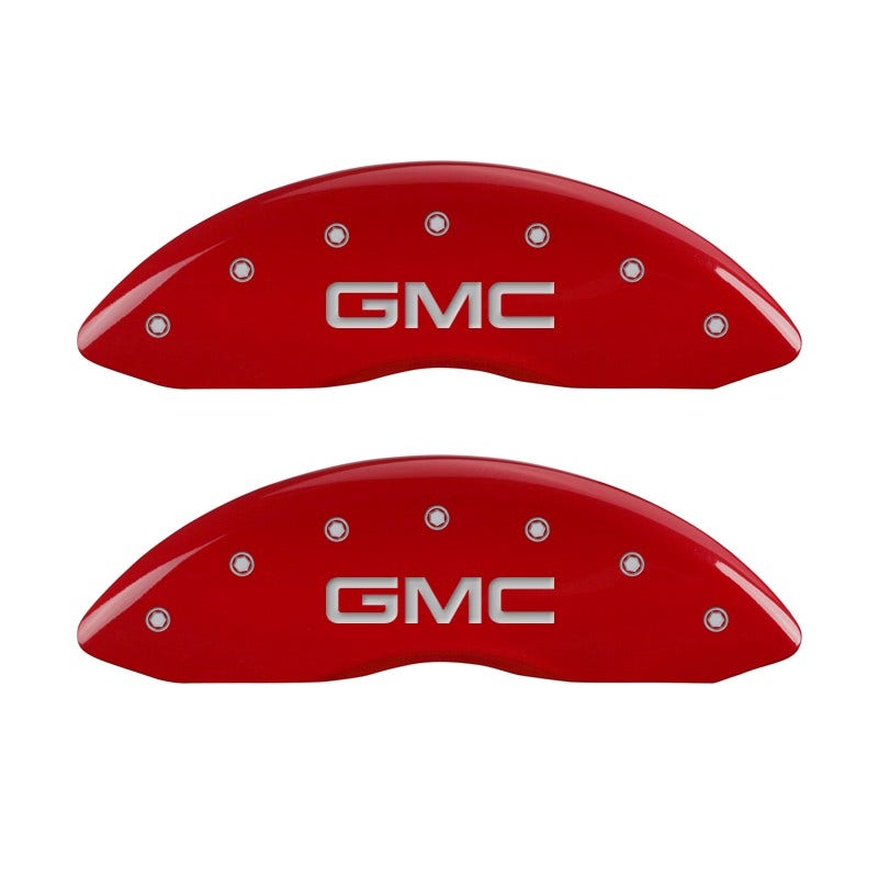 Mgp Caliper Covers (34208Sgmcrd) 'Gmc' Engraved Front And Rear Caliper Cover
