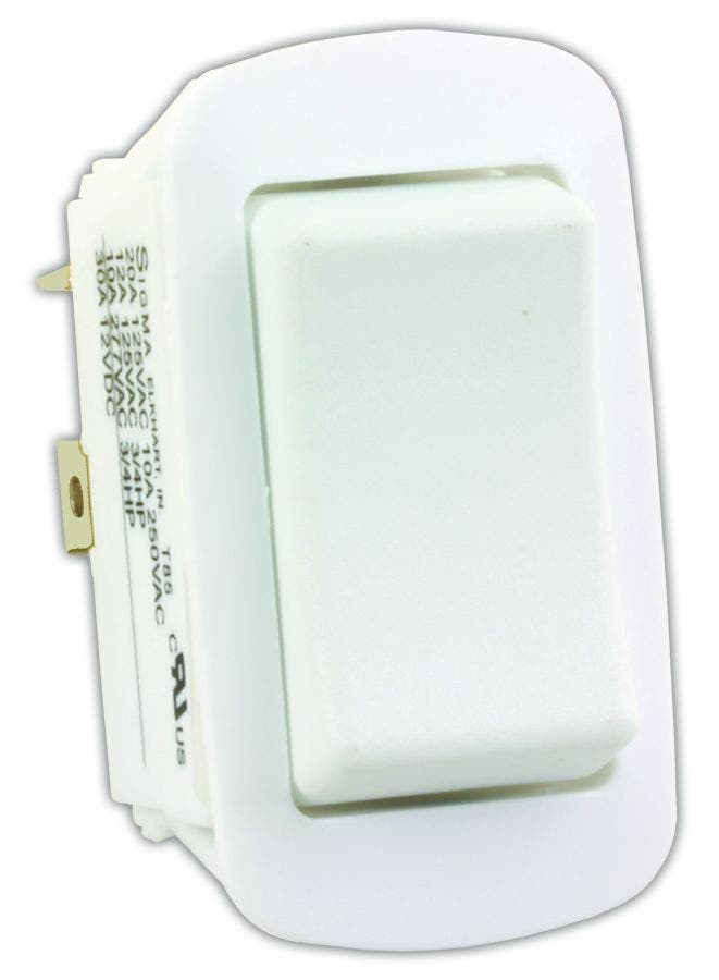 Jr Products 13995 White Water Resistant Momentary-On/Off/Momentary-On Reversing