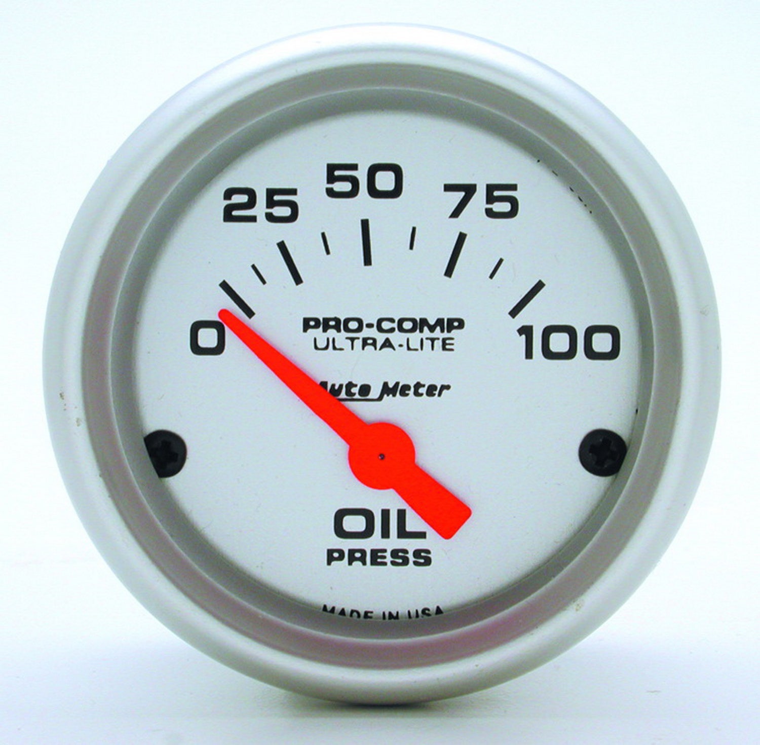 Autometer 4327 Ultra-Lite Electric Oil Pressure Gauge Auto Meter Products  Gauge