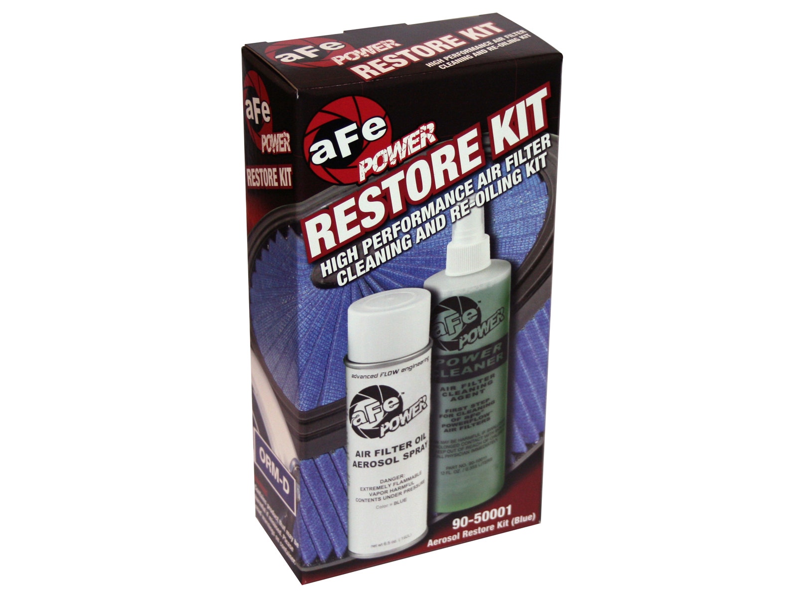 Afe Power Magnumflow 90-50001 Air Filter Restore Kit (Single, Blue)  Magnumflow