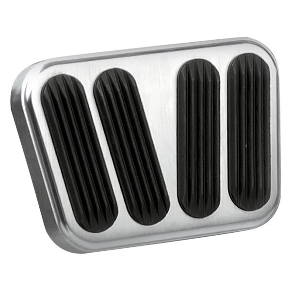 Lokar Bag-6110 Billet Aluminum Brake/Clutch Pad With Rubber   Billet Aluminum